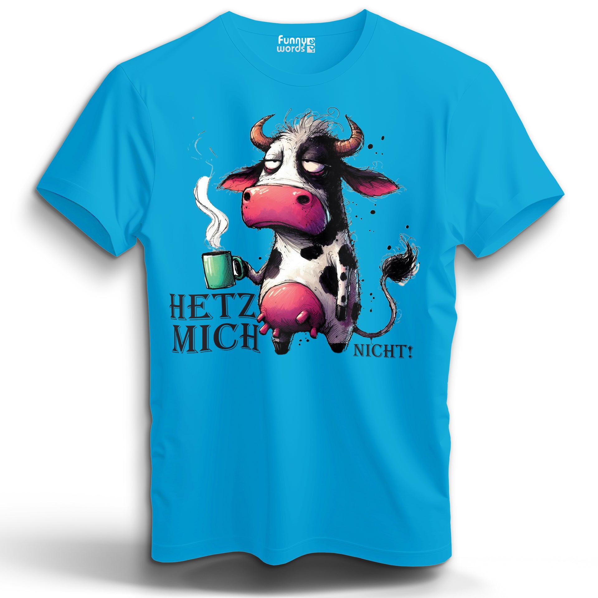 Hetz mich nicht! cute Animal Kuh Elfriede Edition Unisex  Premium T-Shirt