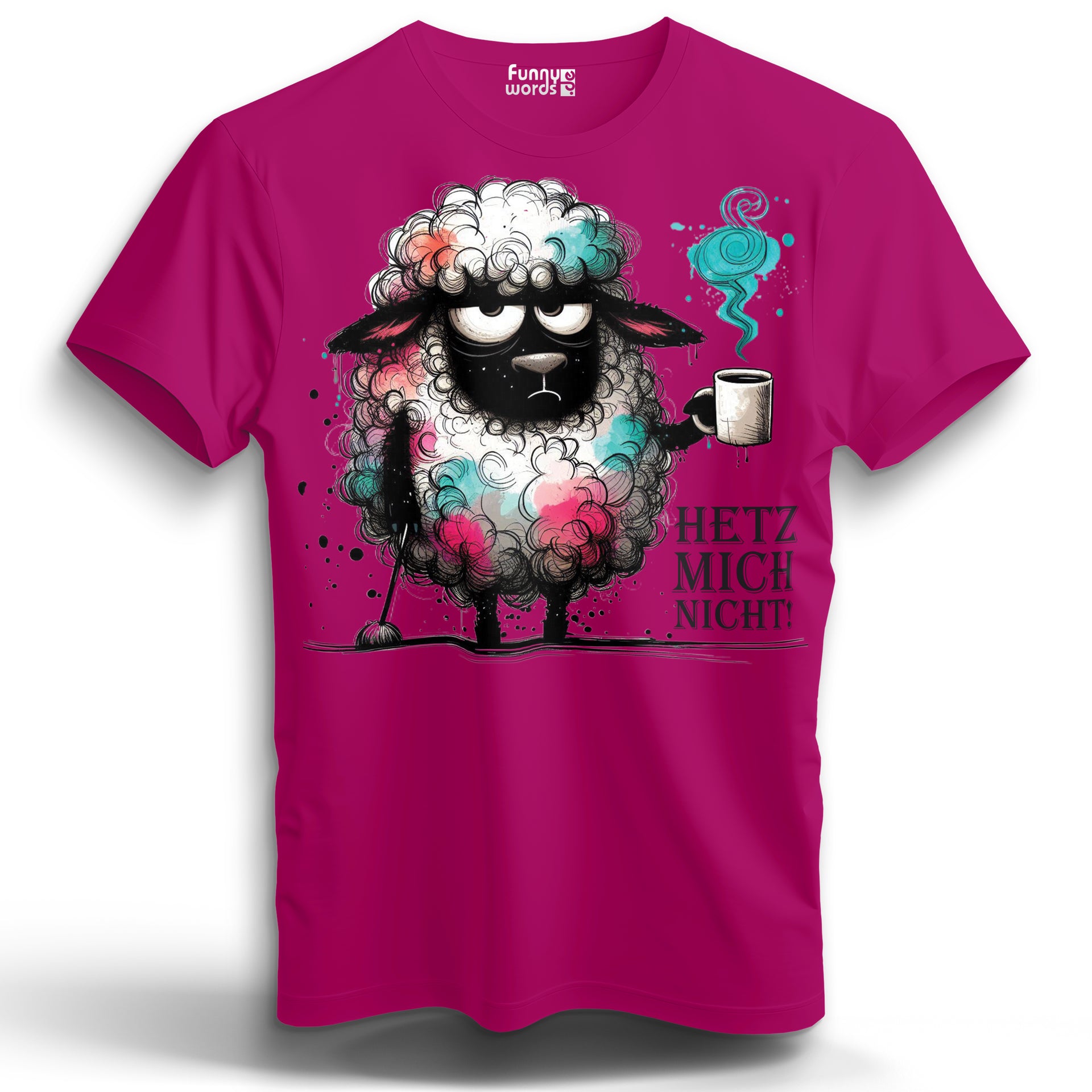 Hetz mich nicht! cute Animal Schaf Wolly Edition Unisex  Premium T-Shirt