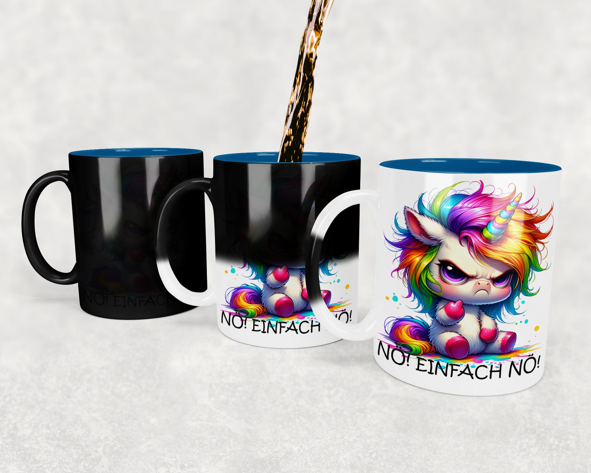 NöANIMALS! Nö ! einfach Nö ! cute Animal Einhorn "Emmy"  MAGIC WOW Kaffeetasse / Teetasse