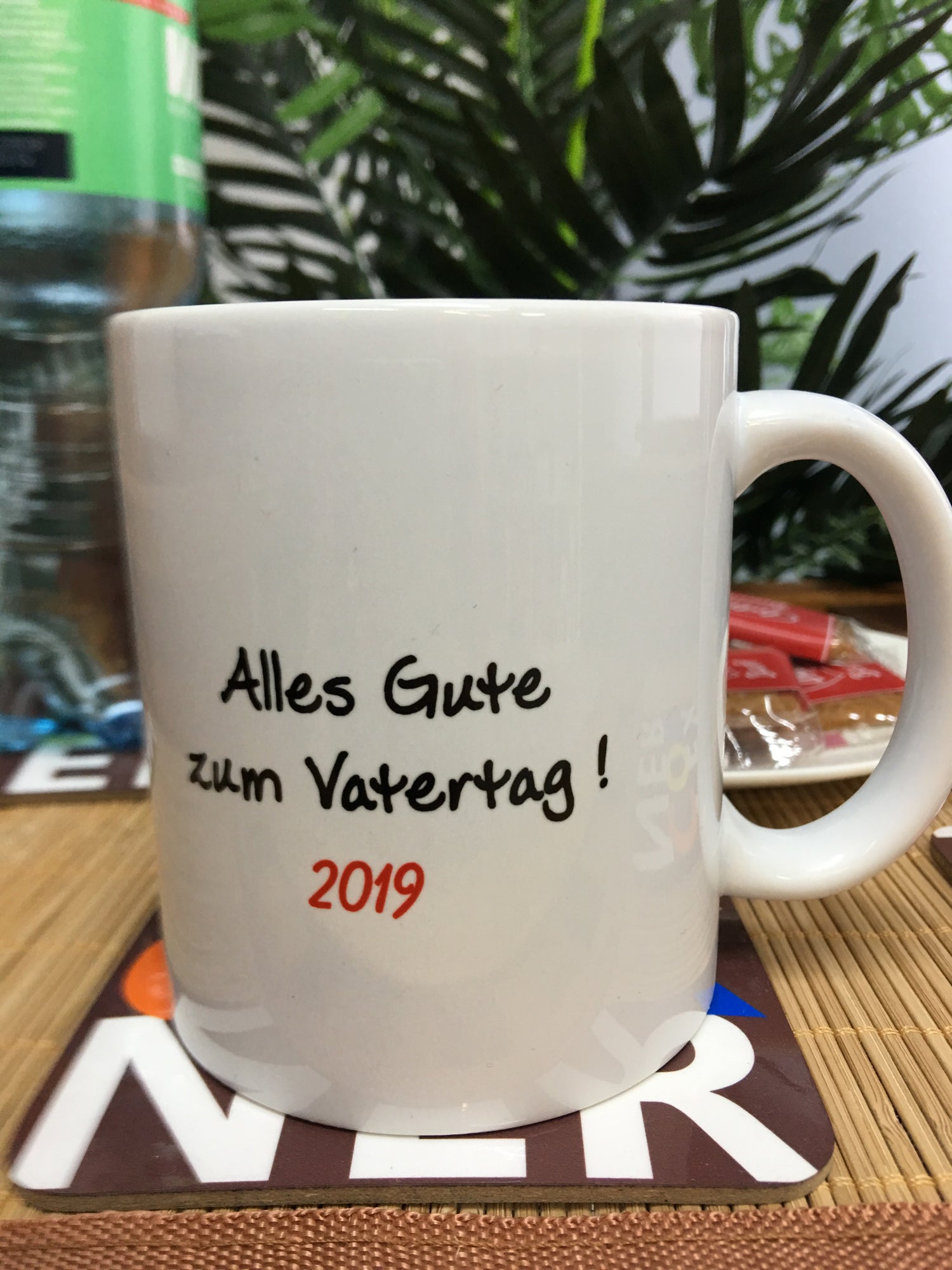 FUNNYWORDS lass das mal den Papa machen Vatertag 2019 Tasse