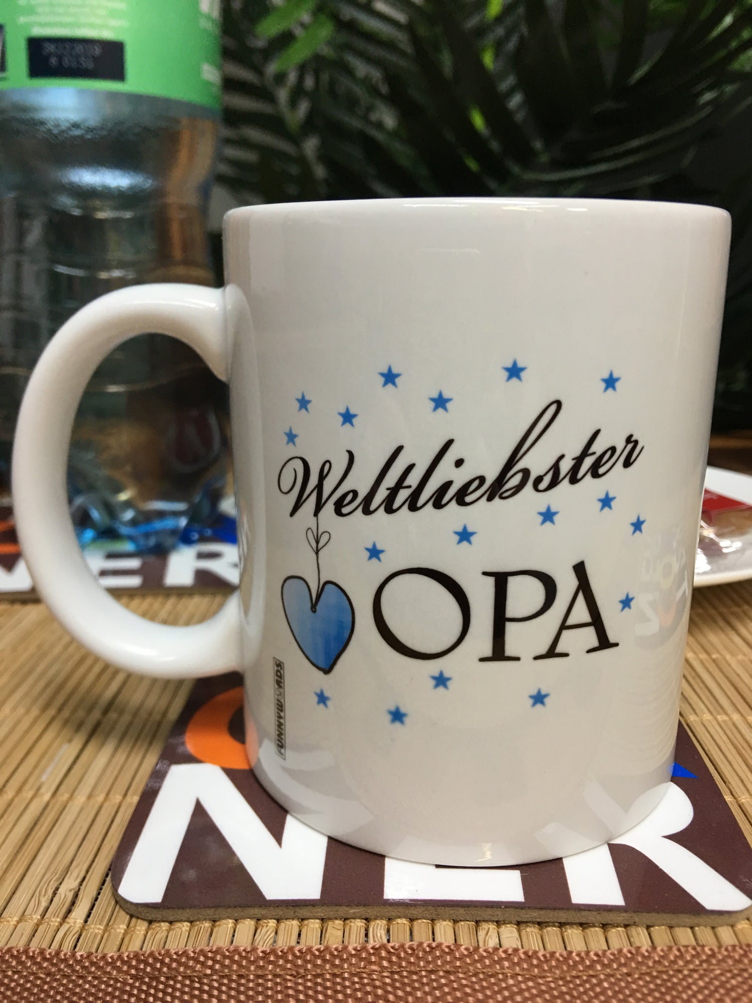 FUNNYWORDS Weltliebster Opa Kaffeebecher