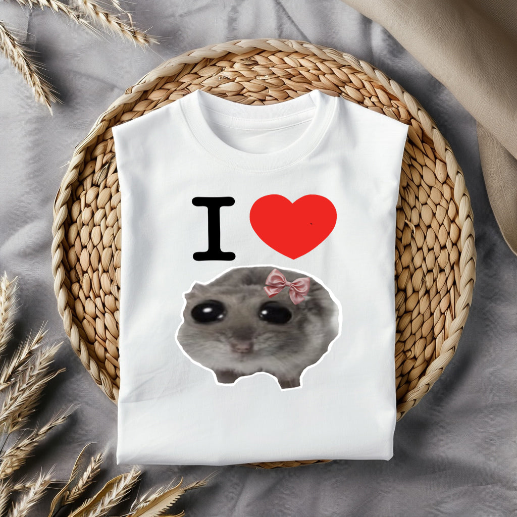 Hamster Meme I Love Hamsti Kids + Unisex Premium T-Shirt